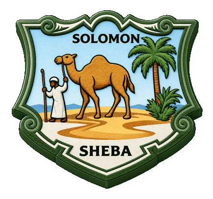 Animated Solomon and Sheba emblem